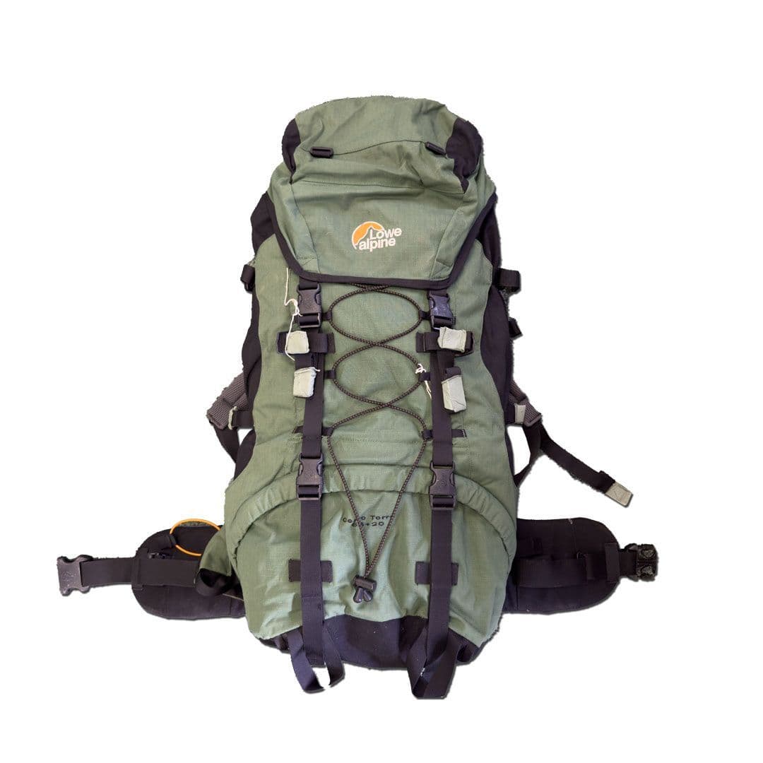 Lowe Alpine Cerro Torre 65l + 20L Rucksack - Green & Black