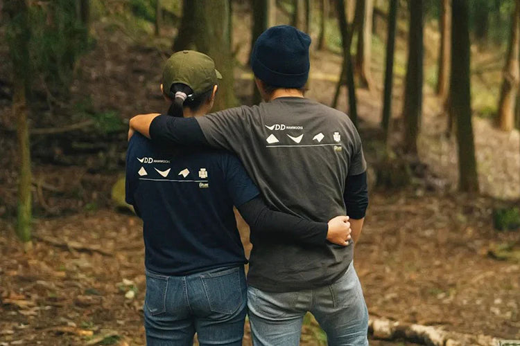 DD Hammocks Men's Icon T-Shirt - Athletic Fit - Atlantic Blue