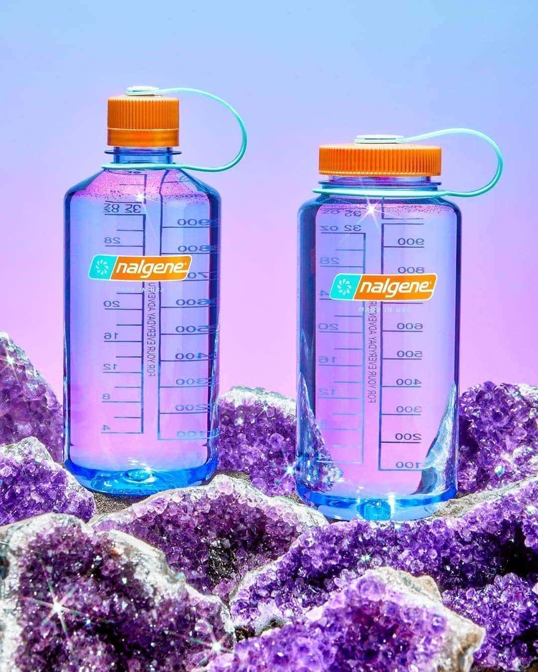 Nalgene 32oz / 1L Wide Mouth Sustain Water Bottle - Amethyst