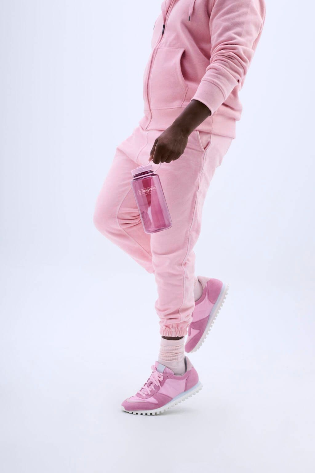 Nalgene 32oz / 1L Wide Mouth Sustain Water Bottle - Monochrome Cherry Blossom