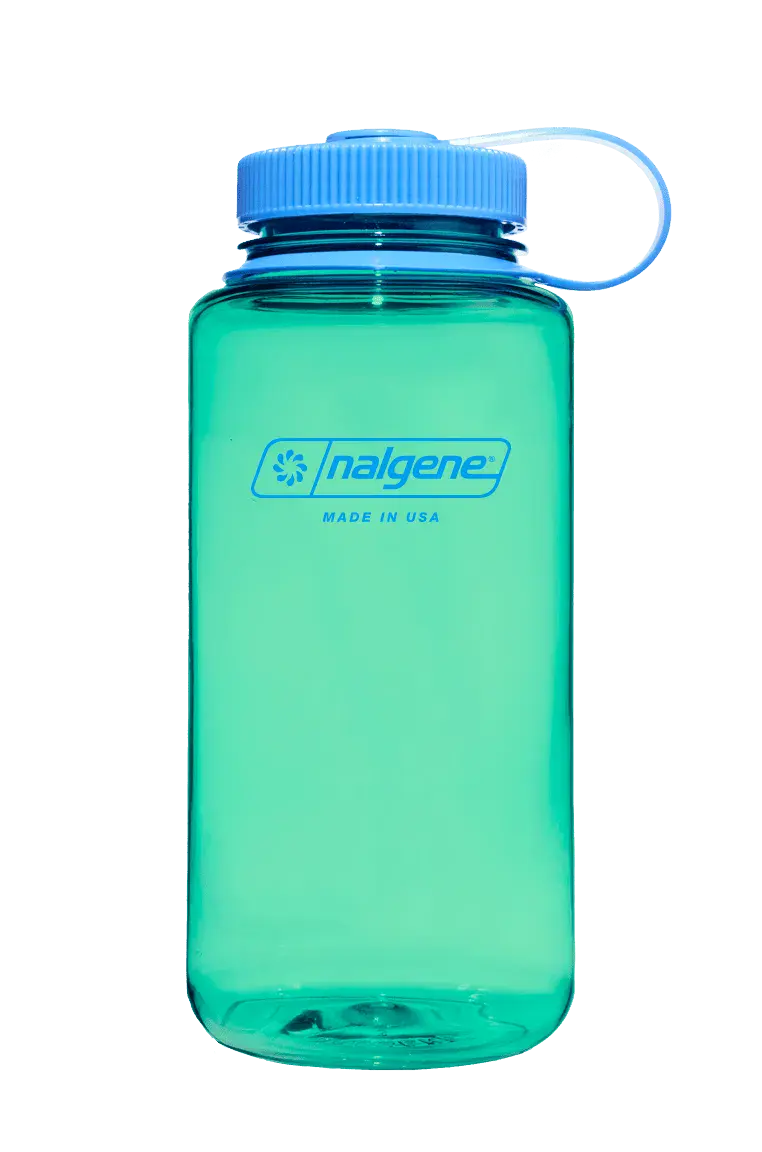 Nalgene 32oz / 1L Wide Mouth Sustain Water Bottle - Pastel Green