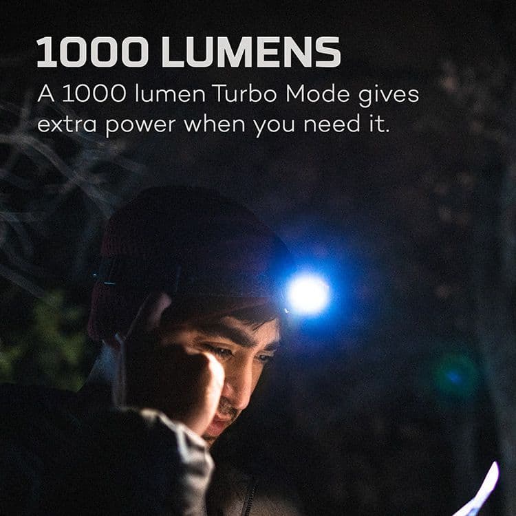 Nebo Einstein 1000 Lumen Rechargeable Flex Headlamp