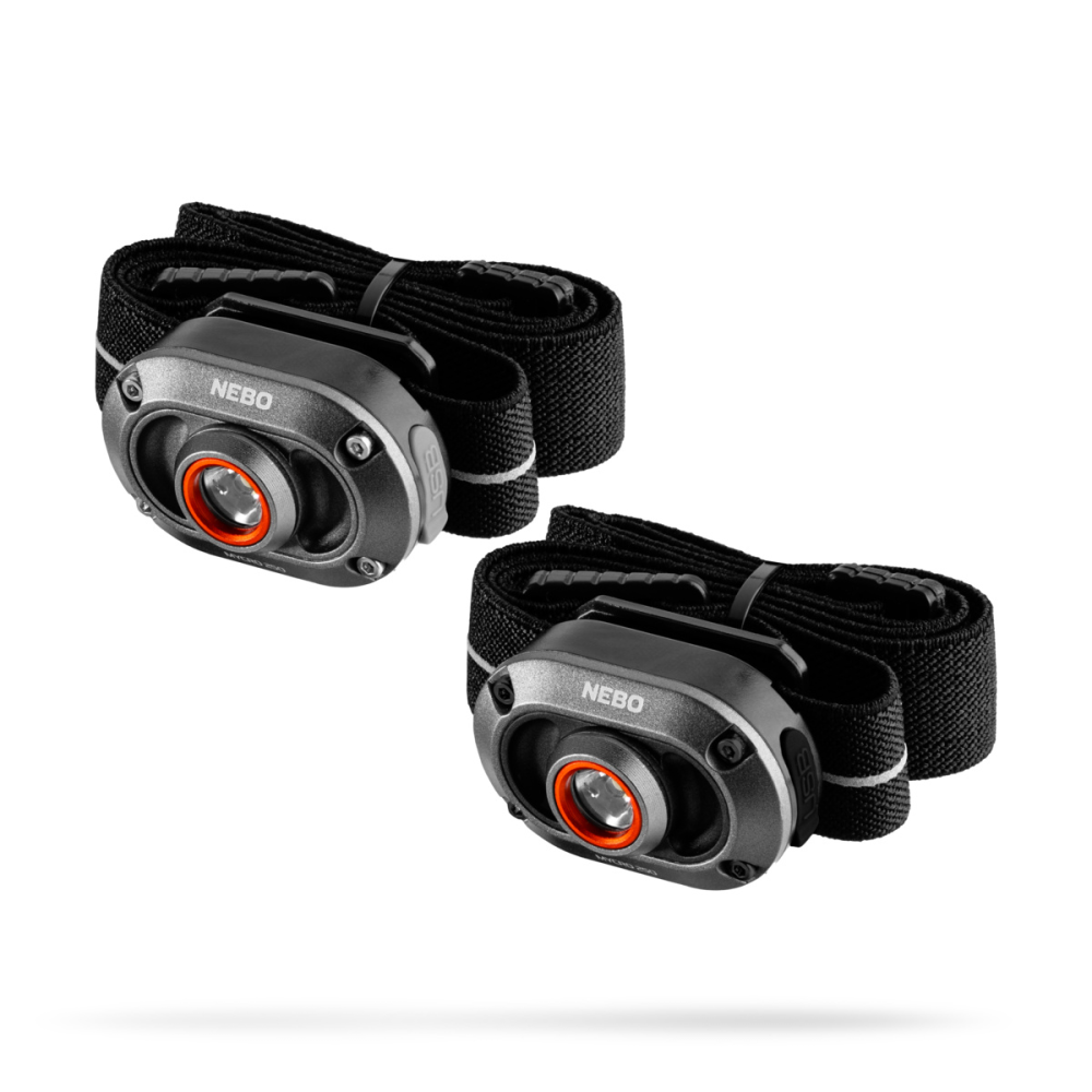 Nebo Mycro 250 Twin Pack Rechargeable Headlamp