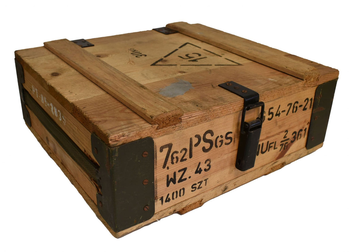 Polish AK47 Wooden Ammunition Box