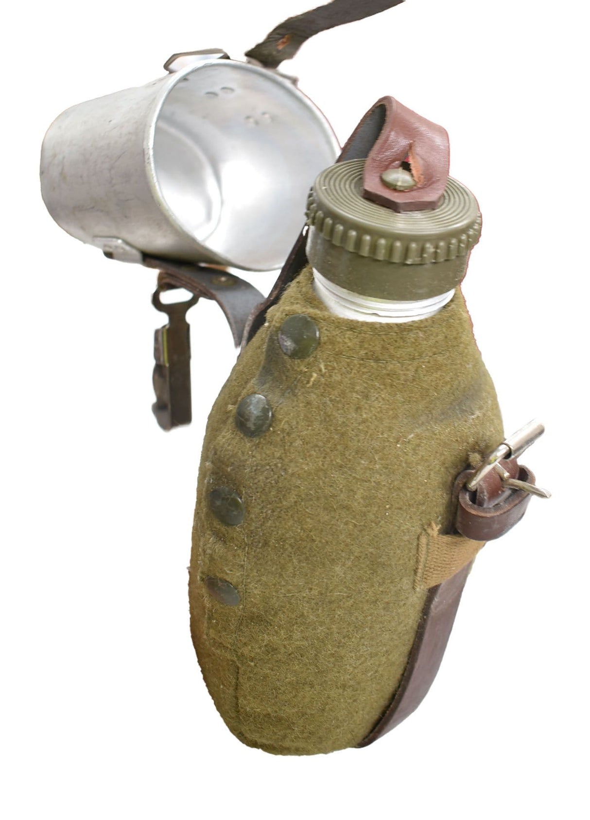 Romanian Military Canteen Bottle and Cup with Cover