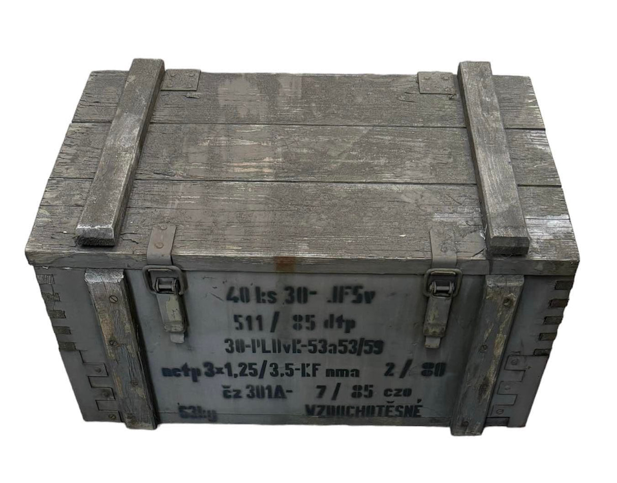 Soviet Military Large Wooden Ammo Box