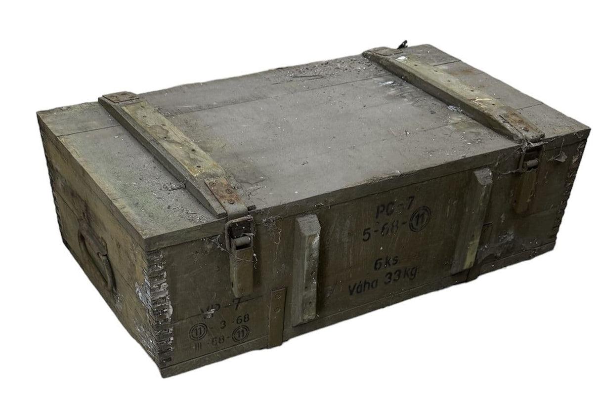 Soviet Military Large Wooden Ammo Box Crate V2