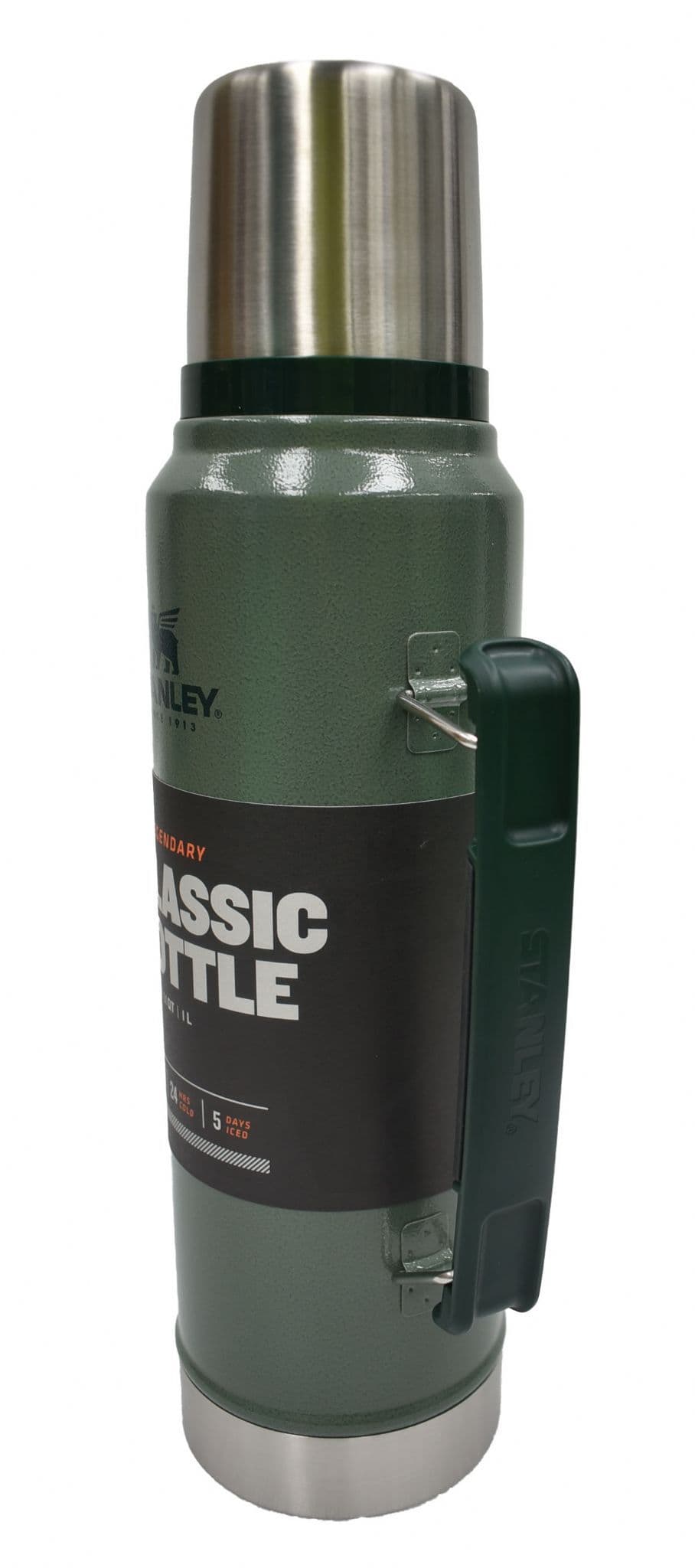 Stanley Classic Vacuum Insulated Bottle 1.0 Litres - Hammertone Green