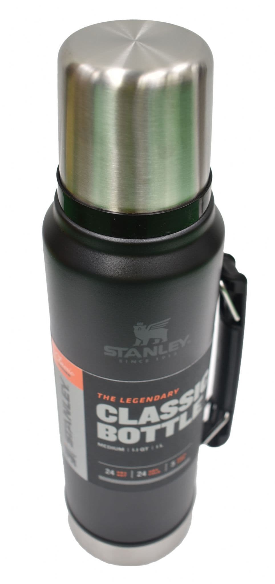 Stanley Classic Vacuum Insulated Bottle 1.0 Litres - Matte Black