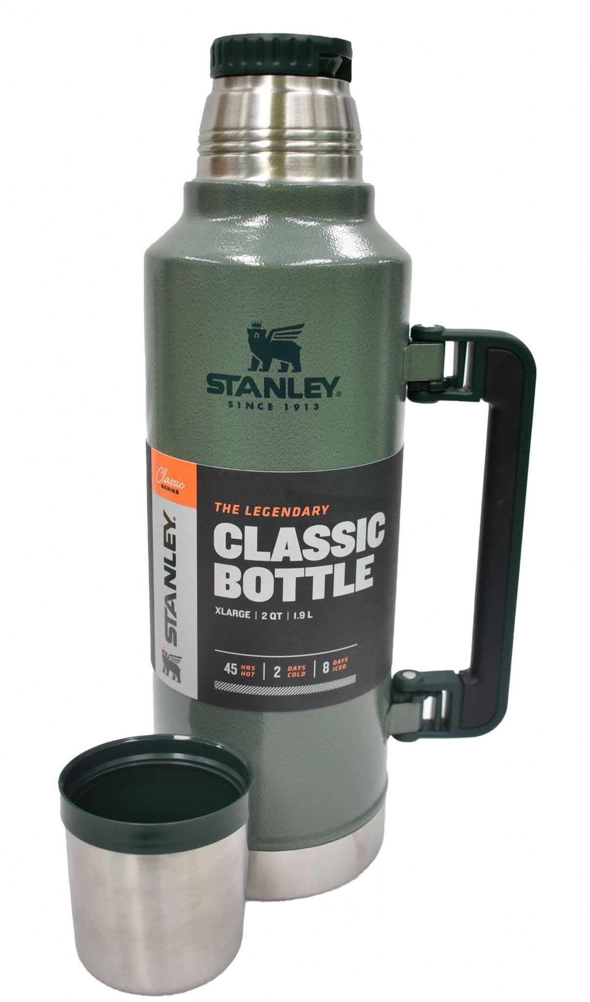 Stanley Classic Vacuum Insulated Bottle 1.9 Litres - Hammertone Green