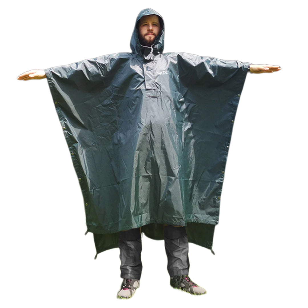DD Hammocks Poncho Tarp - Olive Green