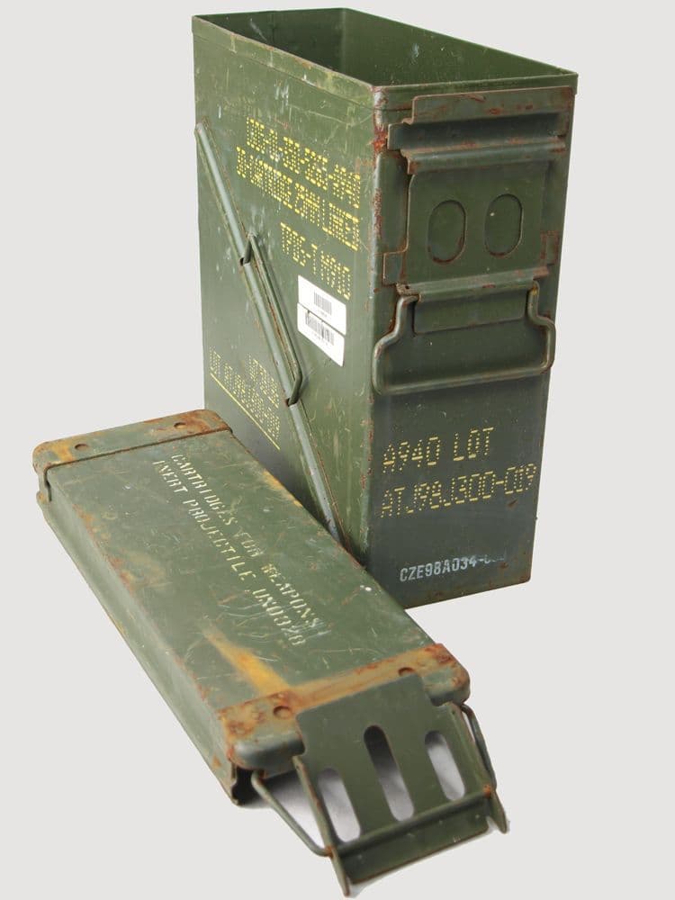 US Military 25mm Canon Ammo Box