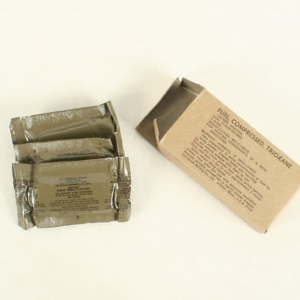 US Military Issue Triozane Fuel Tablets x 3