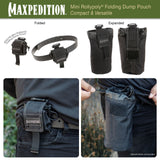 Maxpedition Mini ROLLYPOLY Black Dump Pouch