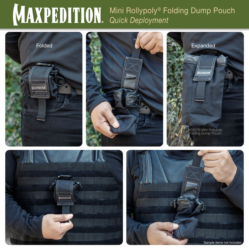 Maxpedition Mini ROLLYPOLY Foliage Green Dump Pouch