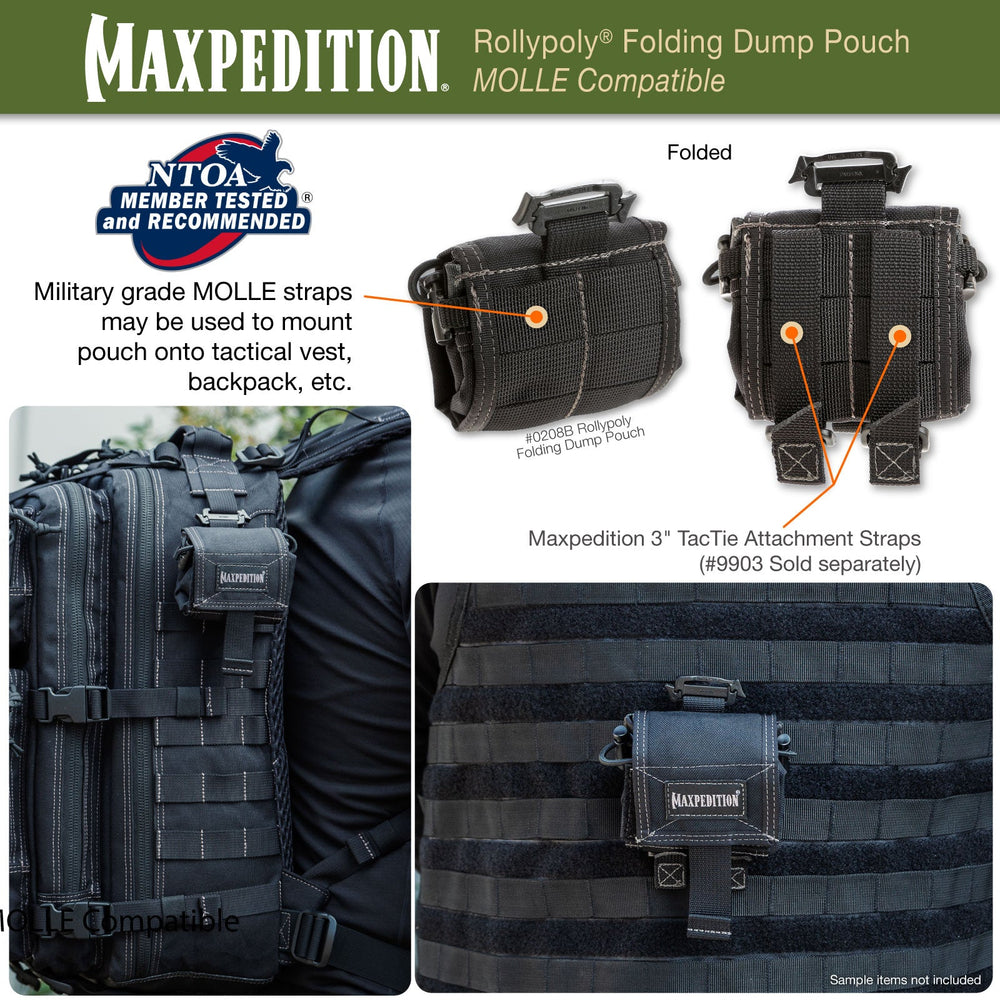 Maxpedition ROLLYPOLY Green Folding Dump Pouch