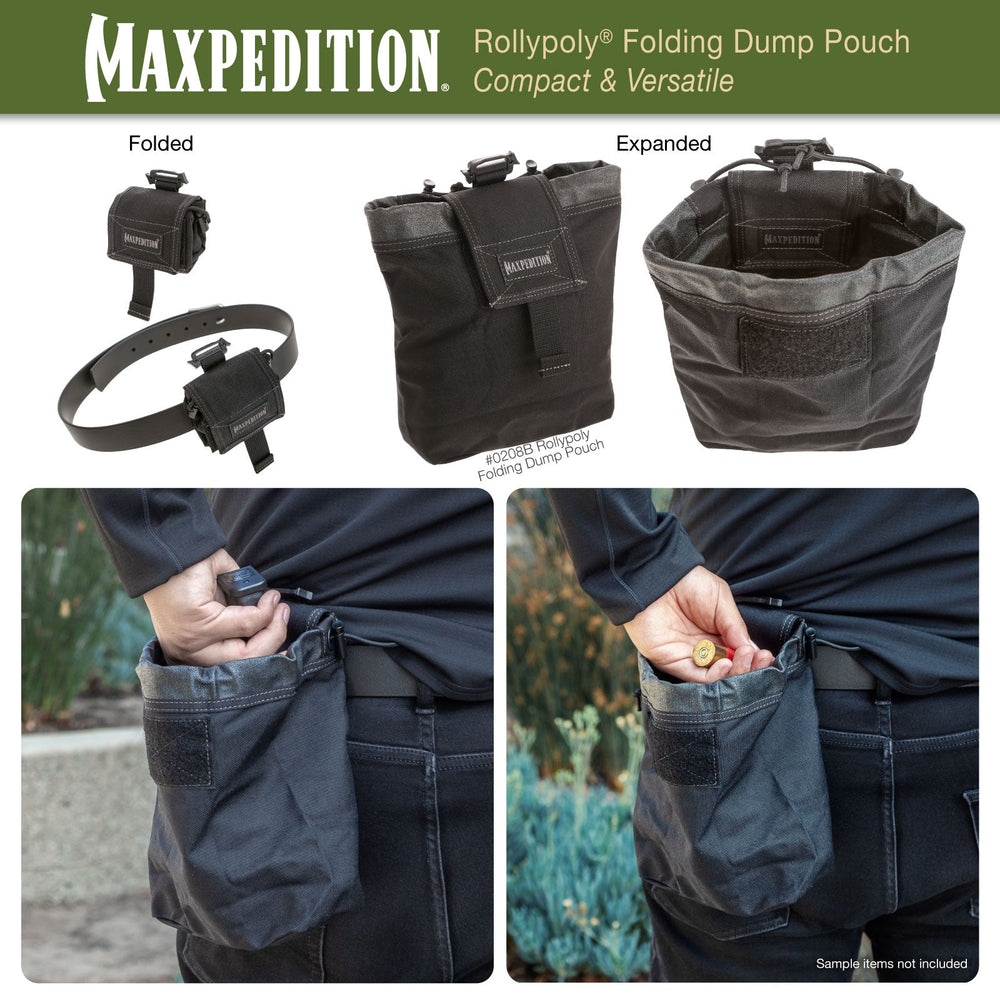 Maxpedition ROLLYPOLY Wolf Grey Foliage Folding Dump Pouch