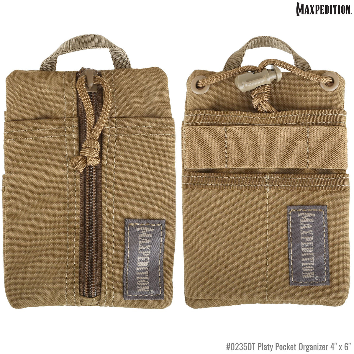 Maxpedition Platy OD Green Pocket Organiser 4" x 6"