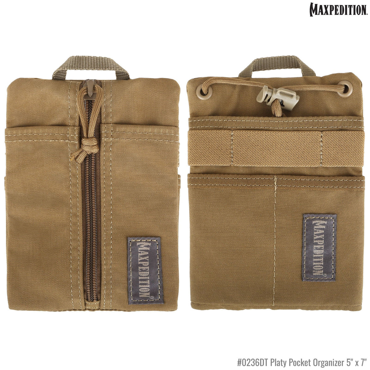 Maxpedition Platy Wolf Grey Pocket Organiser 5" x 7"