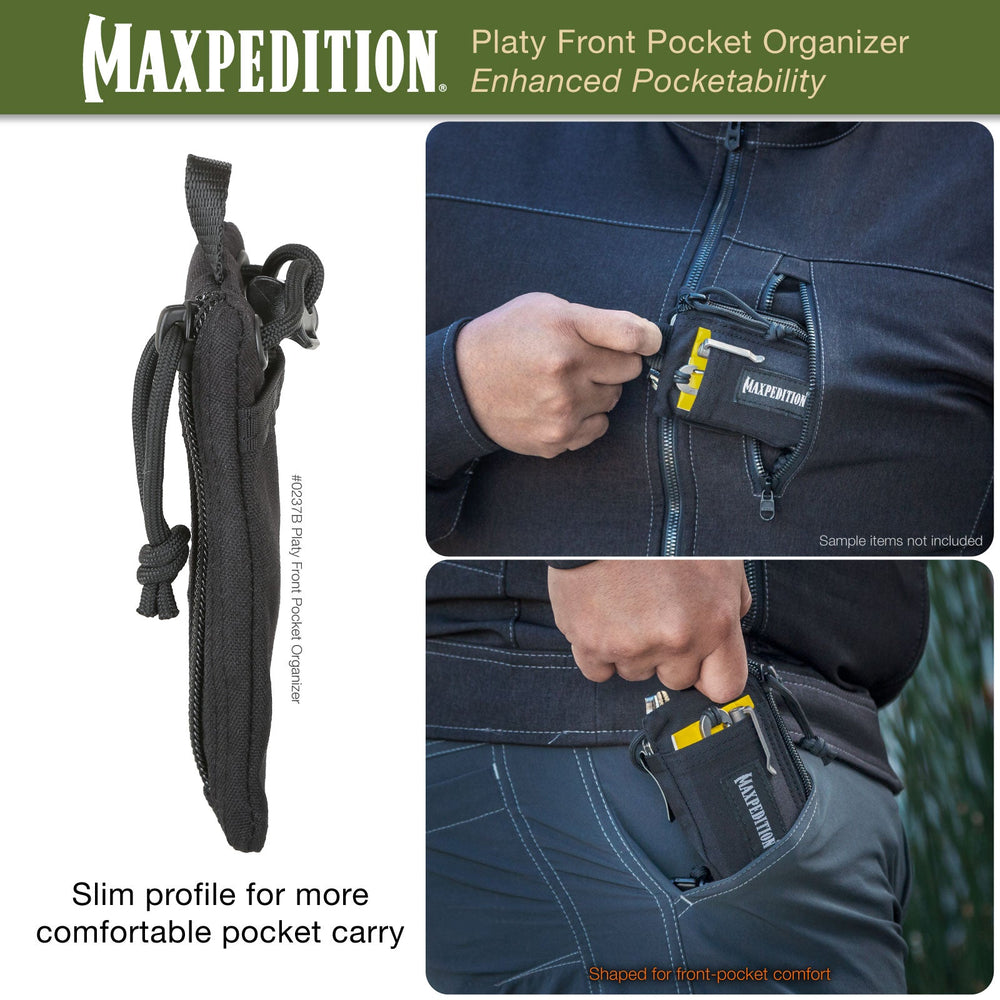 Maxpedition Platy OD Green Front Pocket Organiser