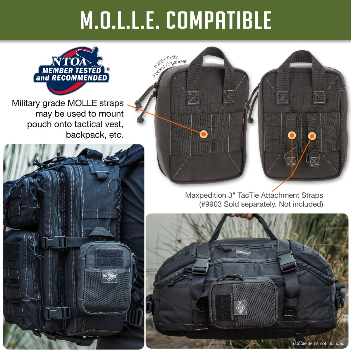 Maxpedition Fatty Black Pocket Organiser