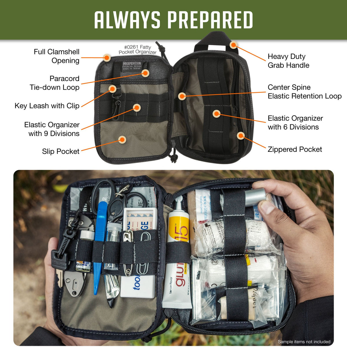 Maxpedition Fatty OD Green Pocket Organiser
