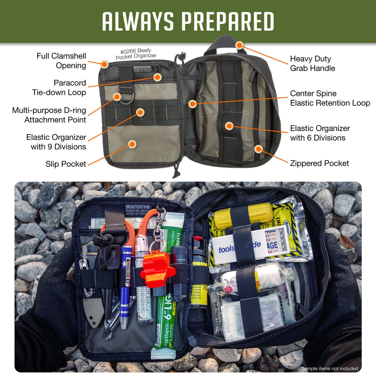 Maxpedition BEEFY OD Green Pocket Organiser