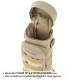 Maxpedition 10" x 4" Black Bottle Holder
