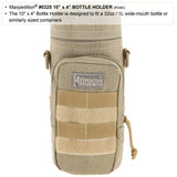 Maxpedition 10" x 4" Khaki Bottle Holder