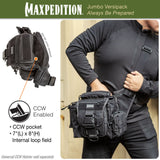 Maxpedition Jumbo Black Versipack