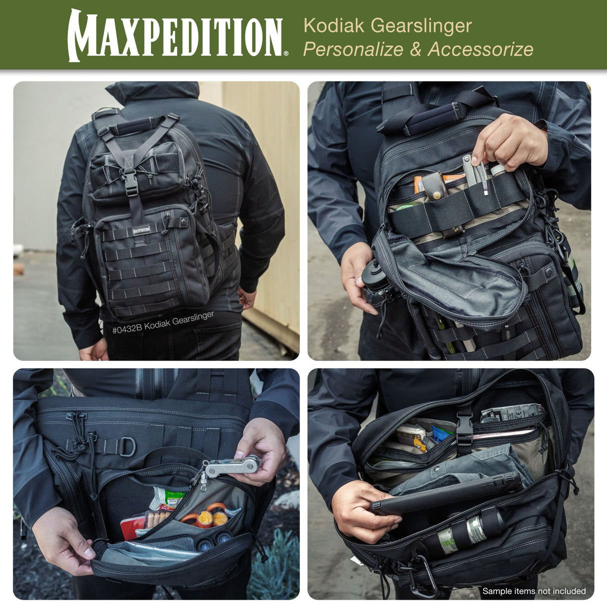 Maxpedition Kodiak Wolf Grey Gearslinger