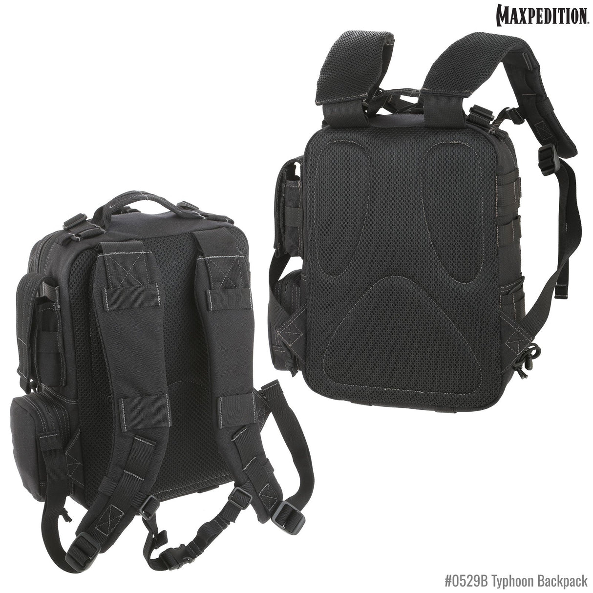 Maxpedition Typhoon Black Backpack 13L