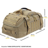 Maxpedition DOPPELDUFFEL Khaki Adventure Bag