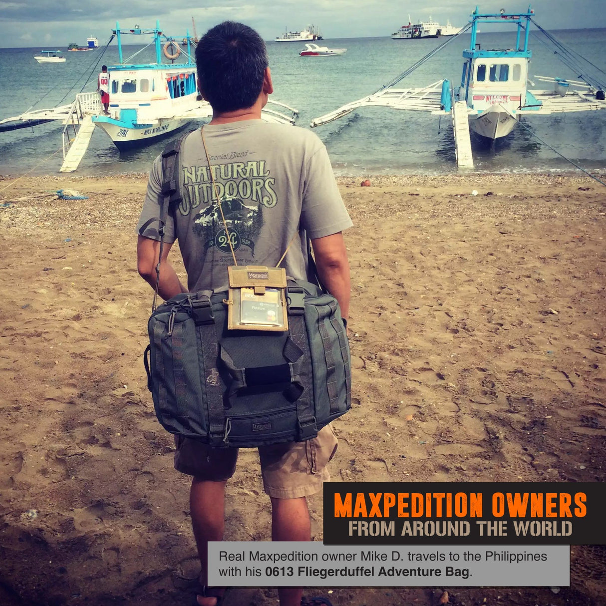 Maxpedition FLIEGERDUFFEL Black Adventure Bag