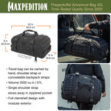 Maxpedition FLIEGERDUFFEL Black Adventure Bag