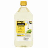 Chef's Larder White Wine Vinegar 2 Litre - Bulk Food Ration Storage