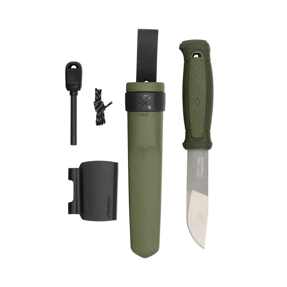 Mora Kansbol Bushcraft Knife with Survival Kit (S) Green