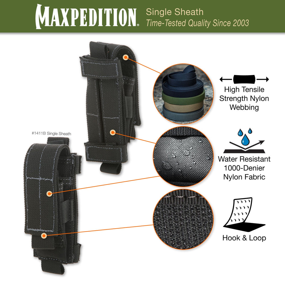 Maxpedition Khaki Single Sheath