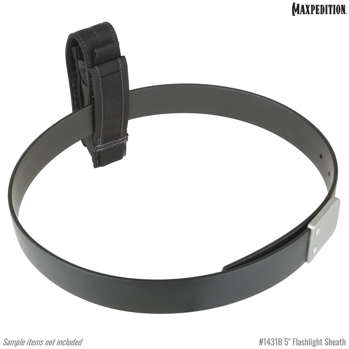 Maxpedition 5" Black Flashlight Sheath