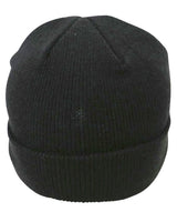 Kombat UK Peaked Beanie (WWII Style) - Black