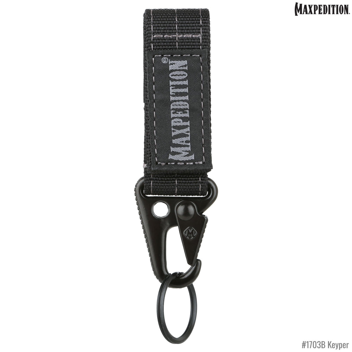 Maxpedition Black Keyper Keyring