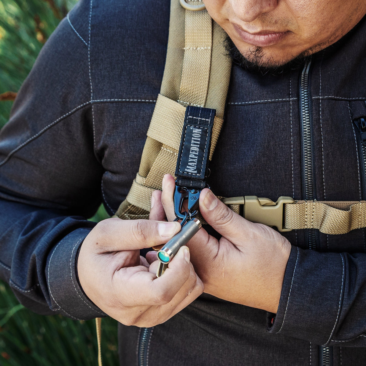 Maxpedition Black Keyper Keyring