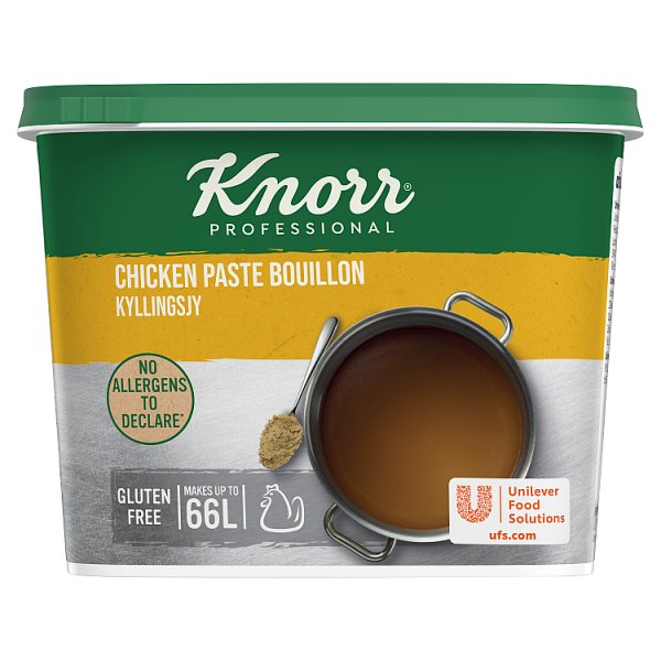 1kg Knorr® Professional Chicken Bouillon Paste - Bulk Food Ration Storage