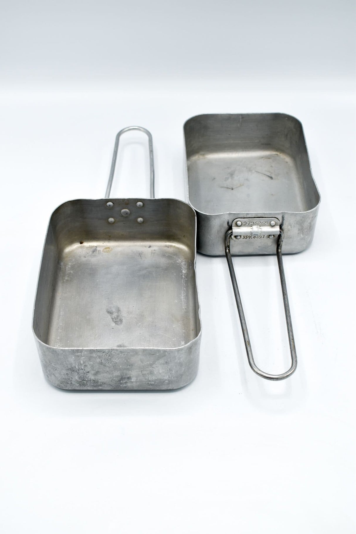 2 x Aluminium Mess Tins