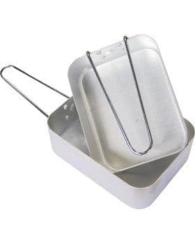 2 x Aluminium Mess Tins