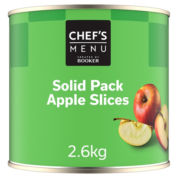 2.6kg Chef's Menu Solid Pack Apple Slices - Bulk Food Ration Storage