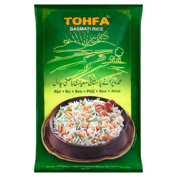 20kg TOHFA Basmati Rice - Bulk Food Ration Storage