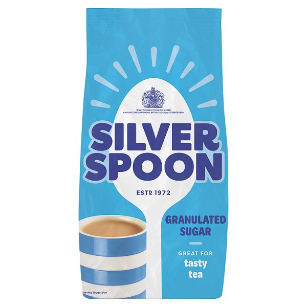 5kg Silver Spoon British Granulated Sugar - Bulk Food Ration Storage