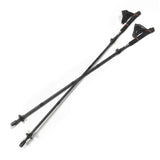 Silva Carbon Black Adjustable Running Poles 100-120cm