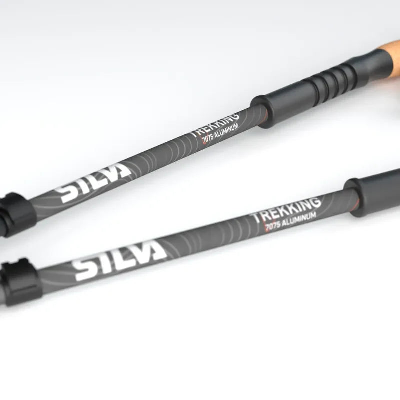 Silva Trekking Poles Aluminum Cork 140cm